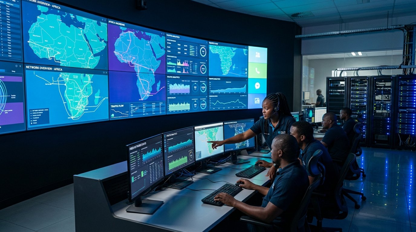 Centro de operações e telecomunicações B2B